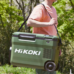 日本限定HiKOKI 行動車載25L冰箱森林綠UL18DB (淨機)電池另外購買