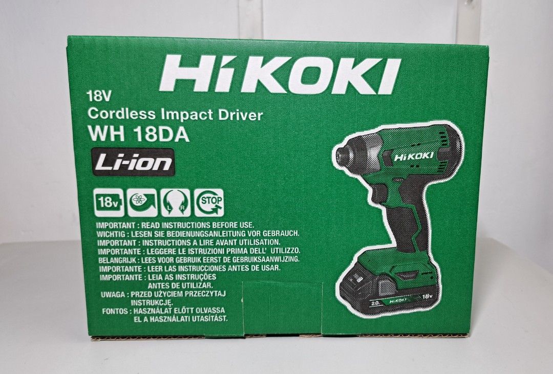 HiKOKI 18V 充電式衝擊起子 WH18DA(淨機)現貨限時購 HIKOKI