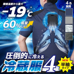🔥2025最新版🔥 日本 Thanko Cooling Vest 4 壓倒的3秒冷藏服 4 【首批顧客送20,000mAh 行動電源 】