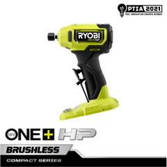 美國RYOBI ONE+ HP 18V 無刷無繩緊湊型 1/4 英寸直角模具研磨機(僅工具) RYOBI 良明(美行)
