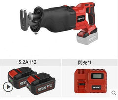 DEVON大有鋰電無刷充電式往復鋸破拆切割電動工具多功能電鋸馬刀鋸5827 (淨機) DEVON大有