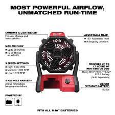 Milwaukee M18 18v鋰離子無繩工地風扇(僅工具) MILWAUKEE美沃奇(美行)