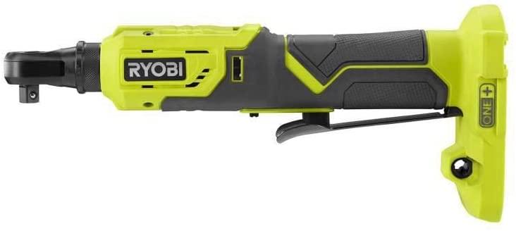 RYOBI P344 18V ONE+ 3/8 英吋(約 1.9 公分)4 位鋰離子小型旋轉電動棘輪(僅限工具,不含電池和充電器) RYOBI 良明(美行)