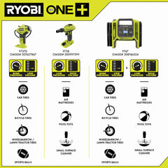 RYOBI 18V ONE+ 雙功能充氣機/放氣機(淨機) RYOBI 良明(美行)
