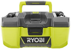 RYOBI良明 18 Volt ONE+ 3 Gal 專案 乾濕兩用真空和吸塵機(僅限工具 - 不含電池和充電器) RYOBI 良明(美行)