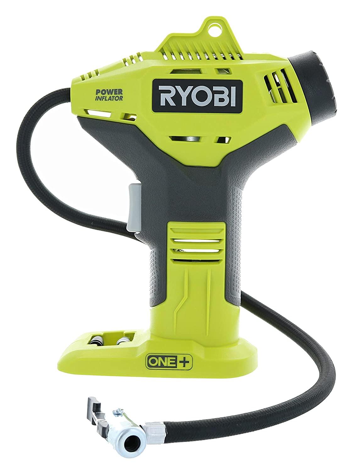 Ryobi P737 18V ONE+ 可攜式無線電動充氣機,適用於輪胎,不含電池(預訂2星期) RYOBI 良明(美行)