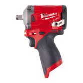 Milwaukee M12 FUEL™ 無碳刷1/2″ 強固型衝擊扳手(淨機, 不包電池及充電器) MILWAUKEE美沃奇(美行)
