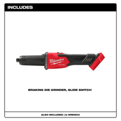 美行MILWAUKEE M18 FUEL 制動模磨機,滑動開關(淨機) MILWAUKEE美沃奇(美行)