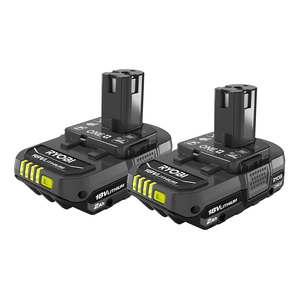 RYOBI 18V ONE+ 2Ah 電池(2件) RYOBI 良明(美行)