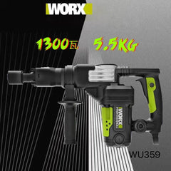 WU359X 1300W 5KG 電鎬(細炮) WORX 威克士