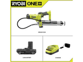 美國Ryobi + 18V 無線奶油槍/黃油槍套裝,附 2.0 AH 電池和 18V 充電器 RYOBI