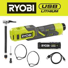 RYOBI USB 鋰高壓充氣器套件-新品獨家販售 RYOBI