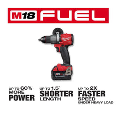 Milwaukee M18 2804 FUEL™½”M18 FUEL™ 無碳刷系列震動電鑽(僅工具) MILWAUKEE美沃奇(美行)