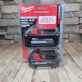 Milwaukee M18 XC 8.0 Ah & 3.0 Ah Lithium-Ion Battery - 2 Pack(現貨發售) MILWAUKEE美沃奇(美行)