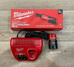 美國美沃奇Milwaukee M12™  2457-20無繩 3/8 英寸棘輪橫卜套裝 MILWAUKEE美沃奇(美行)