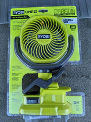 RYOBI 18V 便攜式風扇帶夾(淨機) RYOBI 良明(美行)