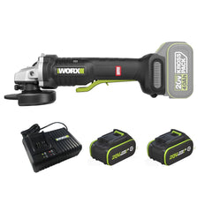 WORX 威克士 20V 無刷100mm急停調速磨機 套裝 WU835 (地盤安全規定使用) WORX
