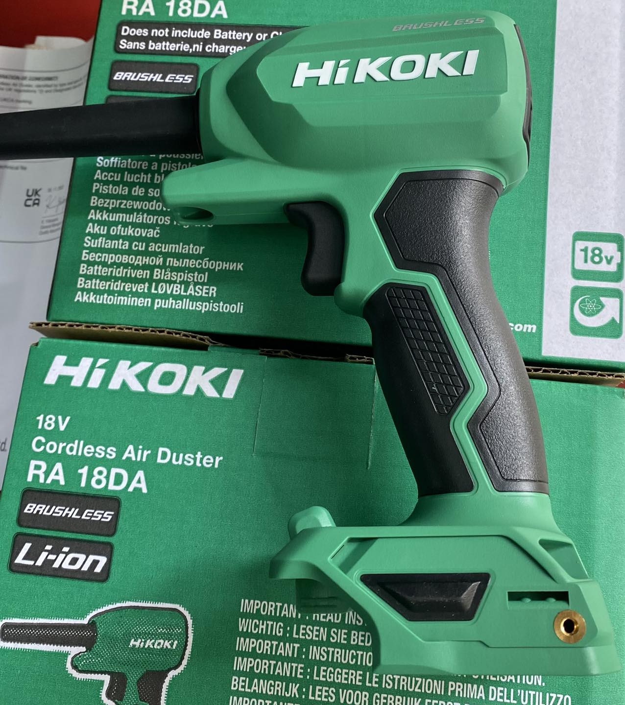 HiKOKI 18V 充電式空氣除塵器小型輕量風速122m/s 附無段風速調節功能蓄電池・充電器另售 豐業五金裝飾工程有限公司