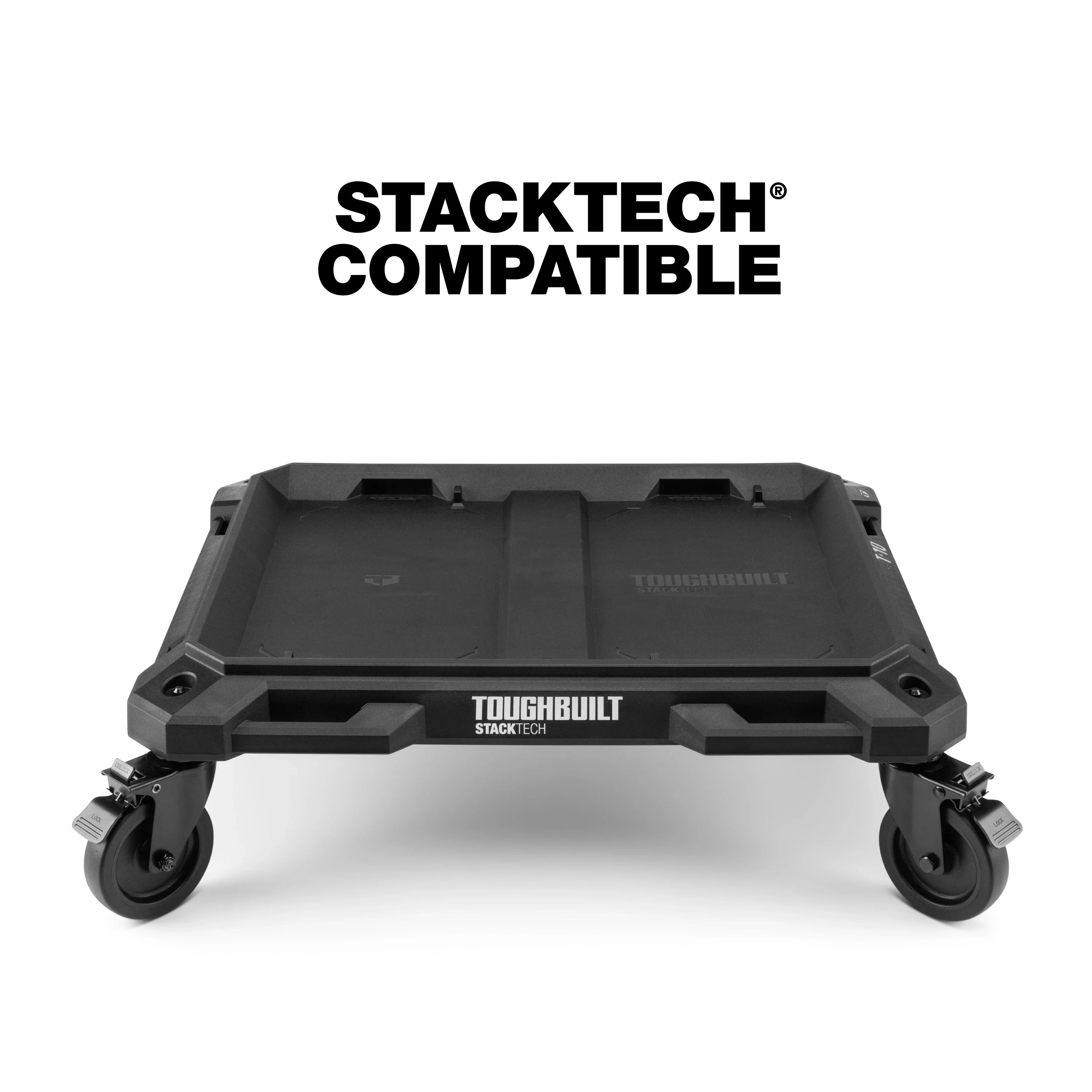 美國TOUGHBUILTSTACKTECH 塑膠/金屬滾動工具箱安裝座 (1) 4 輪推車TB-B1-T-10 豐業五金裝飾工程有限公司
