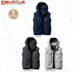 日本限量版BURTLE Aircraft AC2034背心（不含風扇）burtle  AC2034 AIRCRAFT 2025春夏新品,彈性物料,背脊出風瞬間感覺清涼,現貨發售發貨 日本直送BURTLE