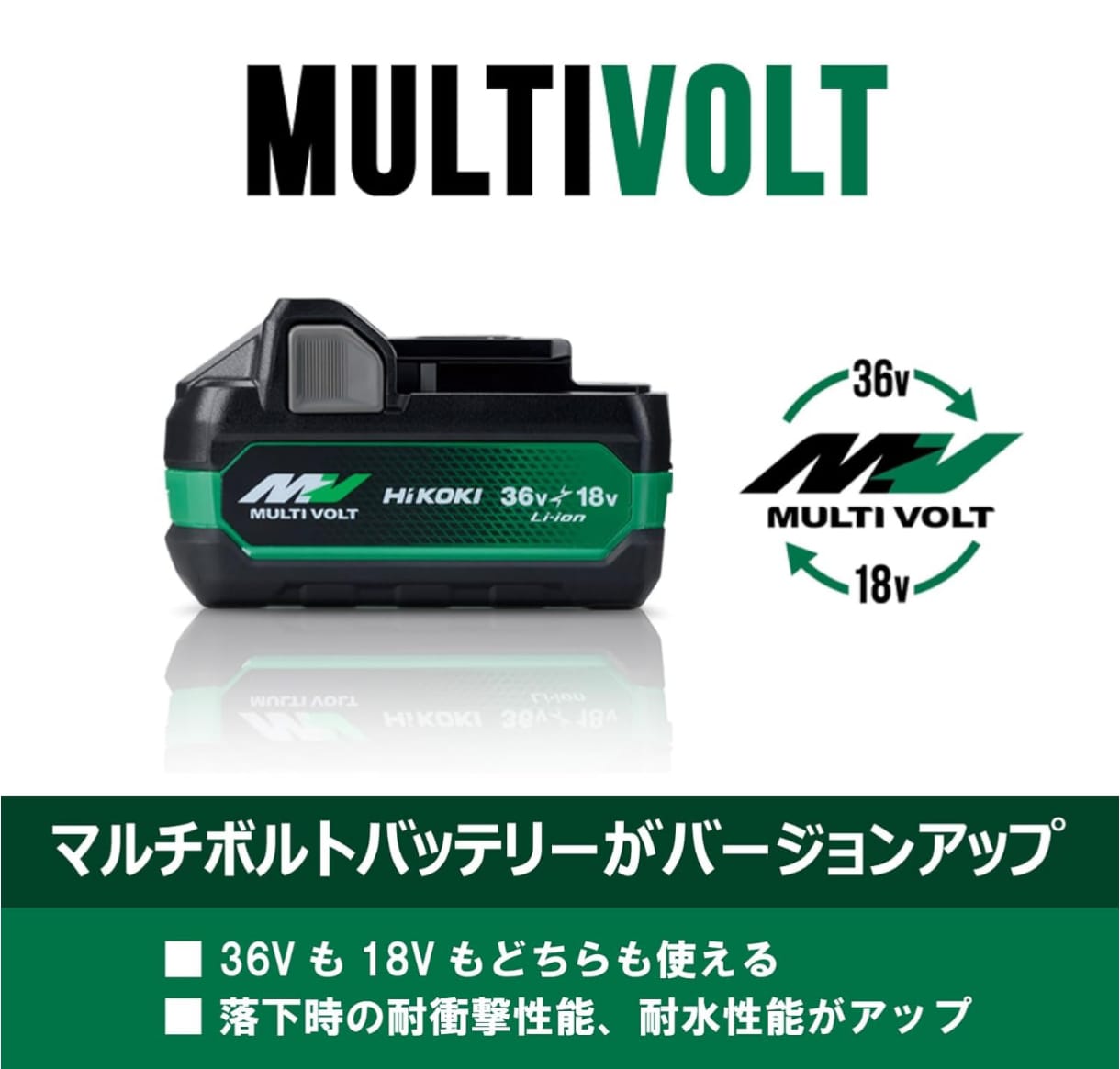 香港行貨】日本HIKOKI高壹(HITACHI日立)Hikoki Battery Multivolt 36V&18V 2.5&5Ah BSL36A18X HIKOKI