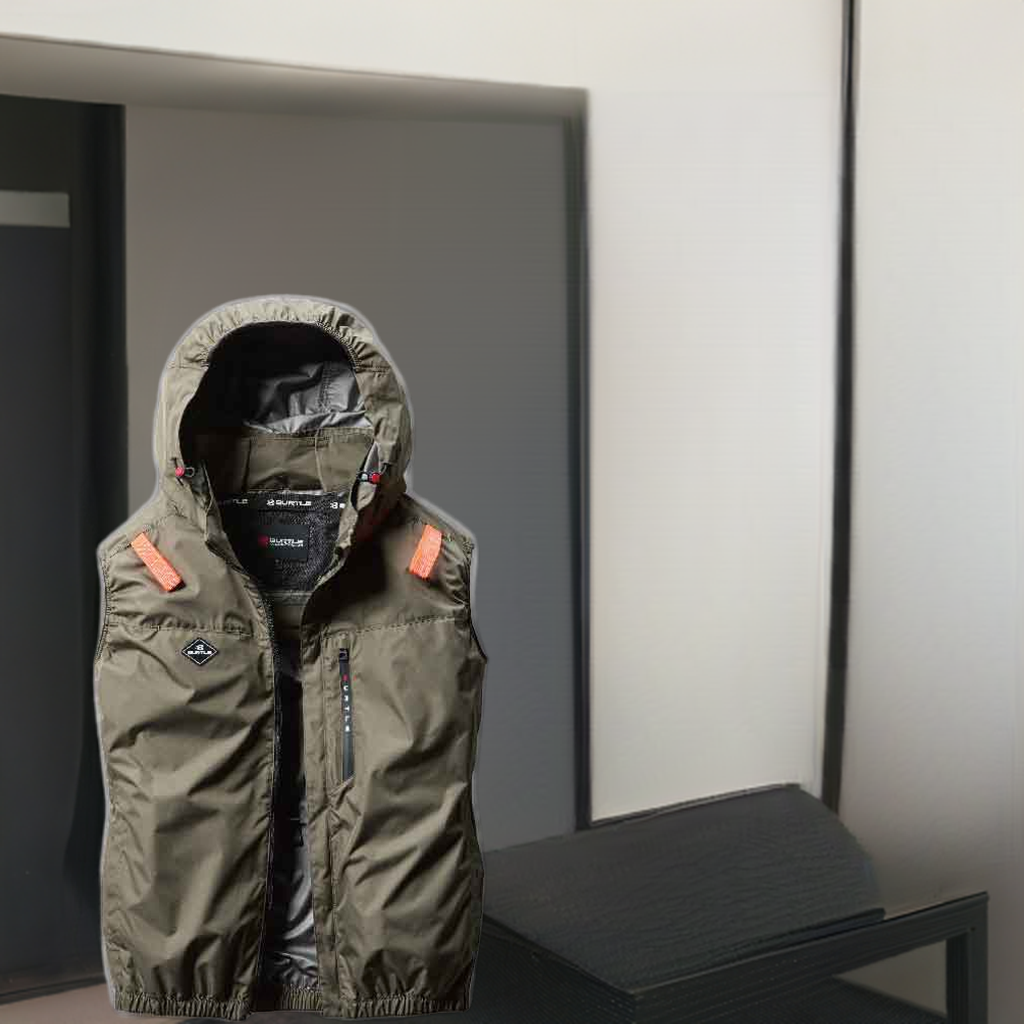 【BURTLE 2025春夏空調服Air Craft Vest AC2064】隔熱 (-5℃)最強24V最新款BURTLE夏裝風扇服空調工作服