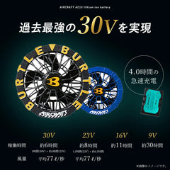 ★2026 最新款★★ [BURTLE 30V 2026 春夏風扇 AC10-1 AC10-2] BURTLE 航空工作服，空調，可水洗，防中暑，僅風扇 [不可取消] 豐業五金裝飾工程有限公司